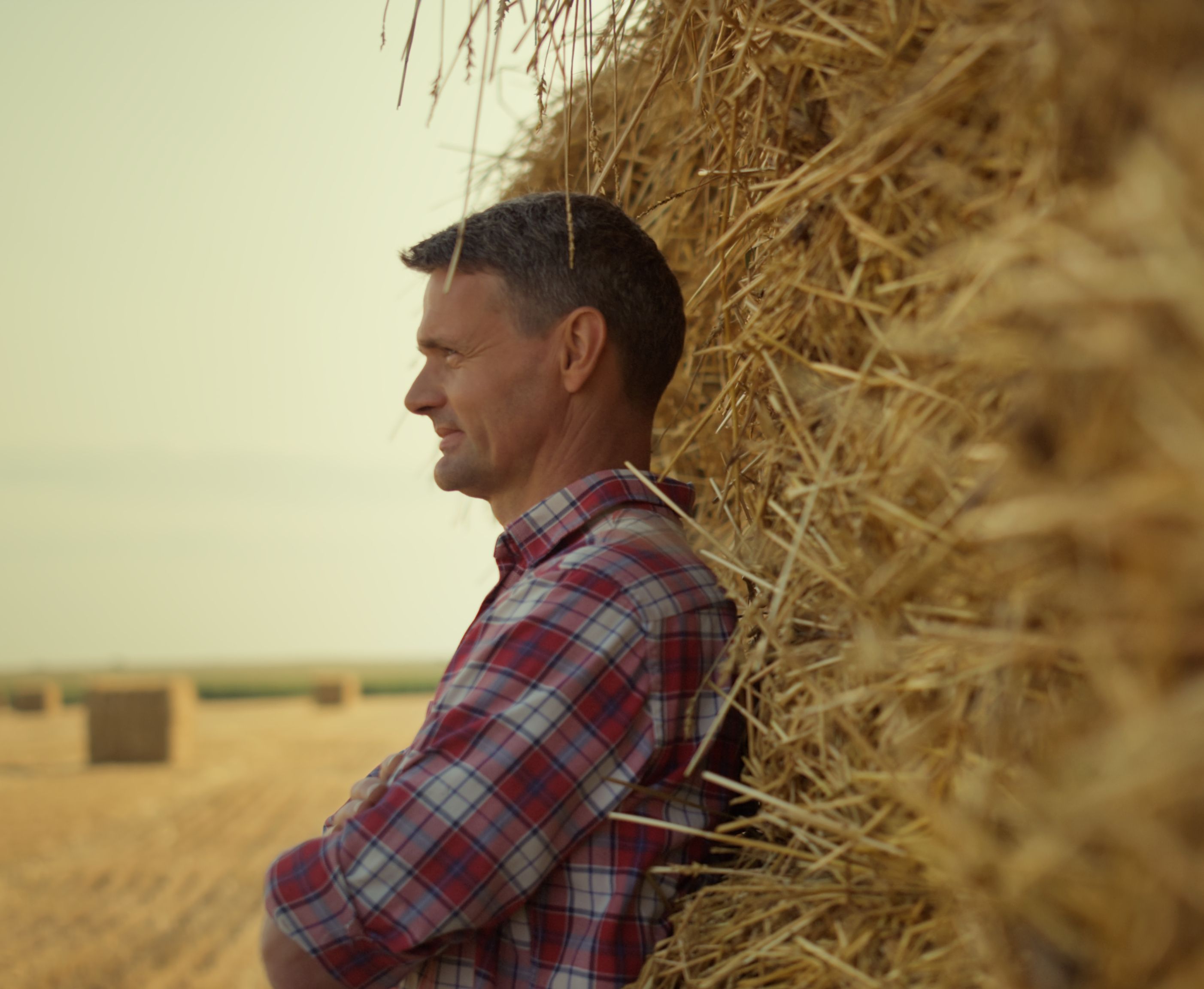Farmer Profile Hay Bale