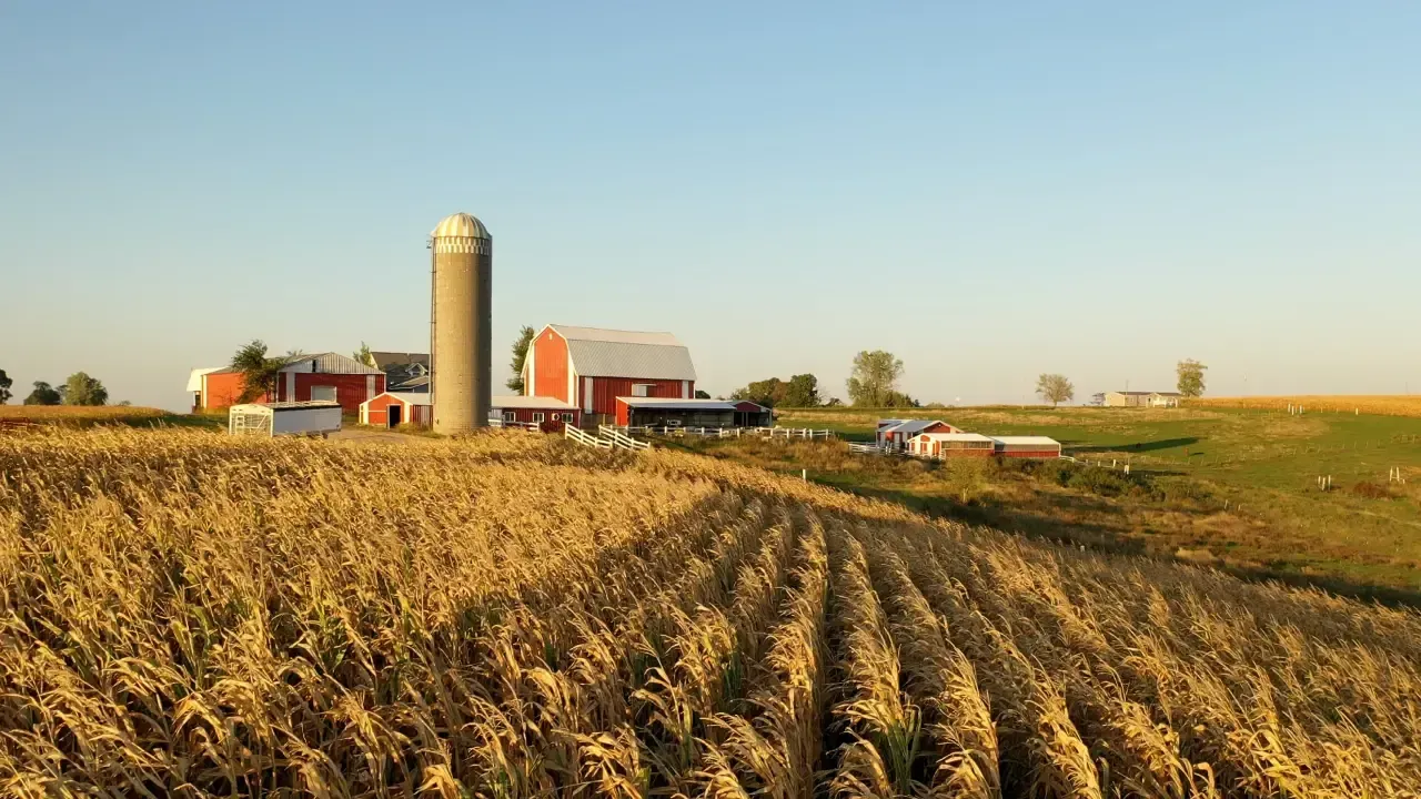 Farm Barn Silo